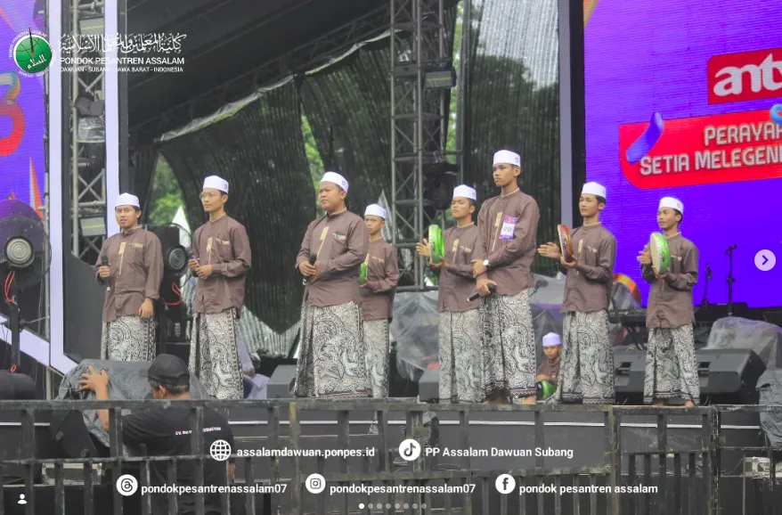 Semarak Perlombaan Hadroh, Busana Muslim, dan Adzan di HUT ANTV ke-33